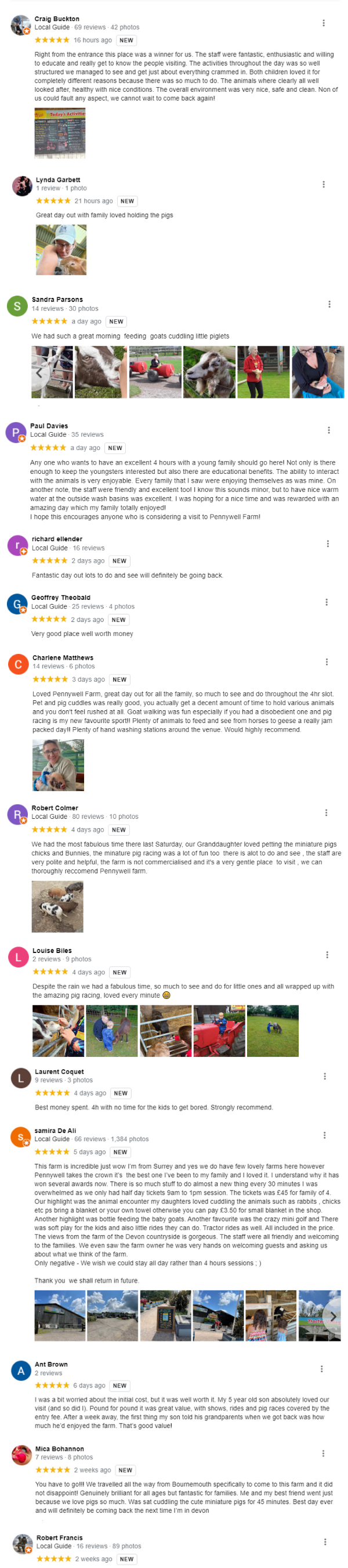 Pennywell Farm Reviews